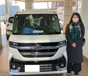 スペーシアカスタム　ご納車！！